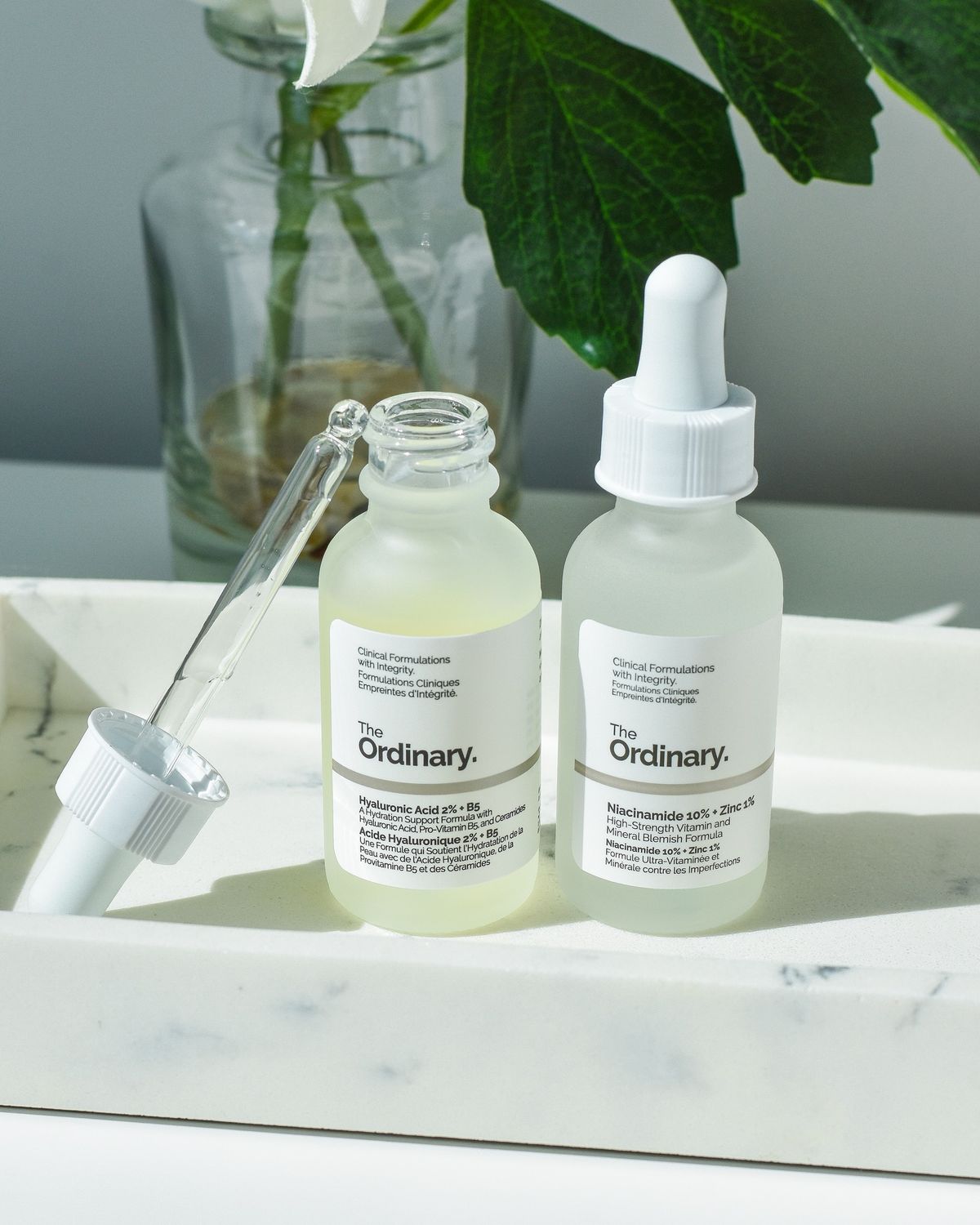 Dúo The Ordinary | Ácido Hialurónico + Niacinamida | 30ml c/u