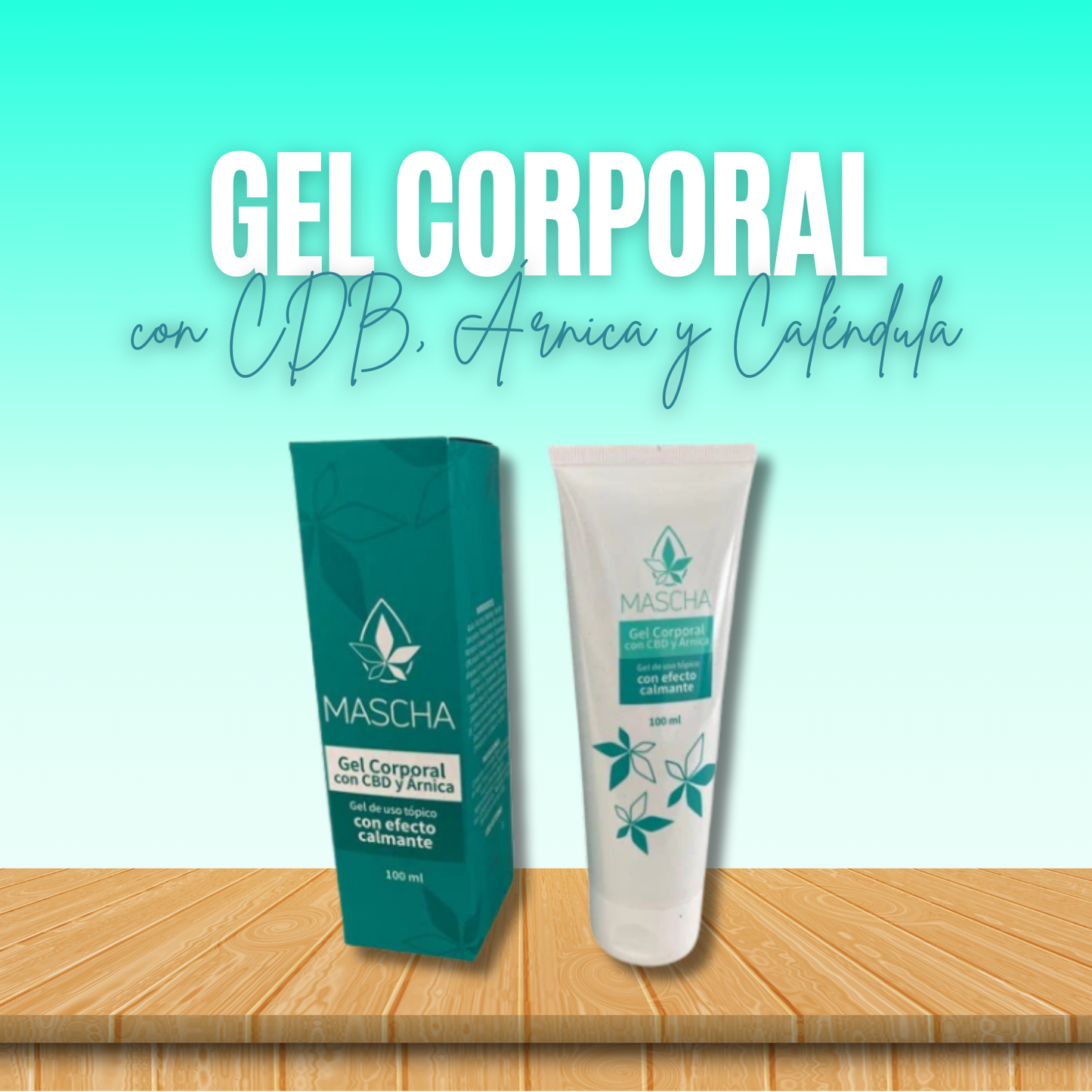 Gel Corporal con Árnica, Caléndula y CBD| 100ml