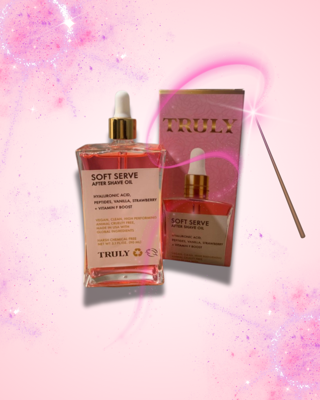 Truly Soft Serve | Aceite para después del afeitado | 90 ml