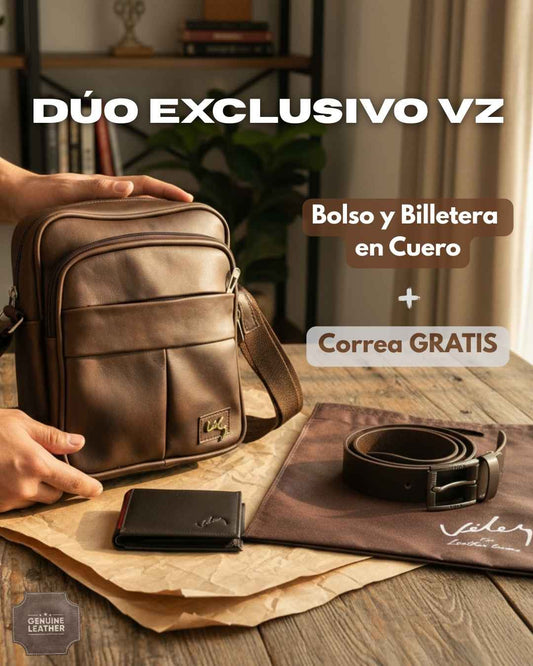 Dúo Exclusivo VZ: Bolso y Billetera ➕ Correa Gratis