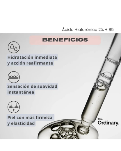 Dúo The Ordinary | Ácido Hialurónico + Niacinamida | 30ml c/u