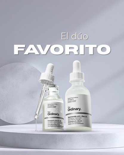 Dúo The Ordinary | Ácido Hialurónico + Niacinamida | 30ml c/u