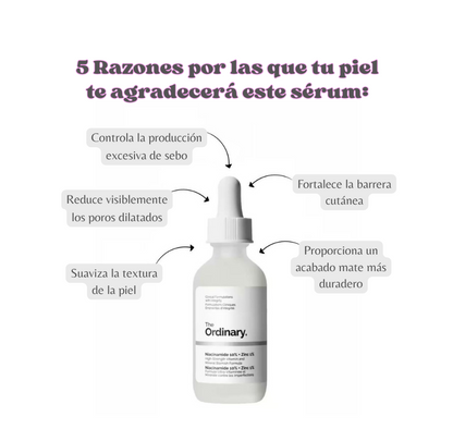 Sérum de Niacinamida 10% + Zinc 1% | The Ordinary | 30 ml