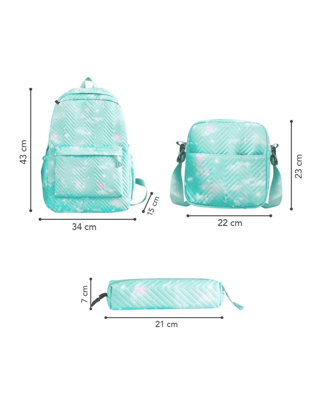 DreamyPack: Morral, Lonchera y Cartuchera
