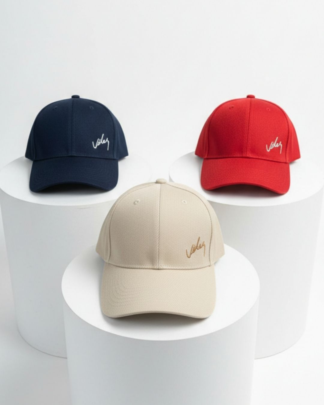 Pack X3 Gorras con Bordado Premium