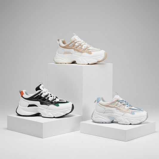 Tenis Confort Premium - Base en Cuero y Malla Transpirable