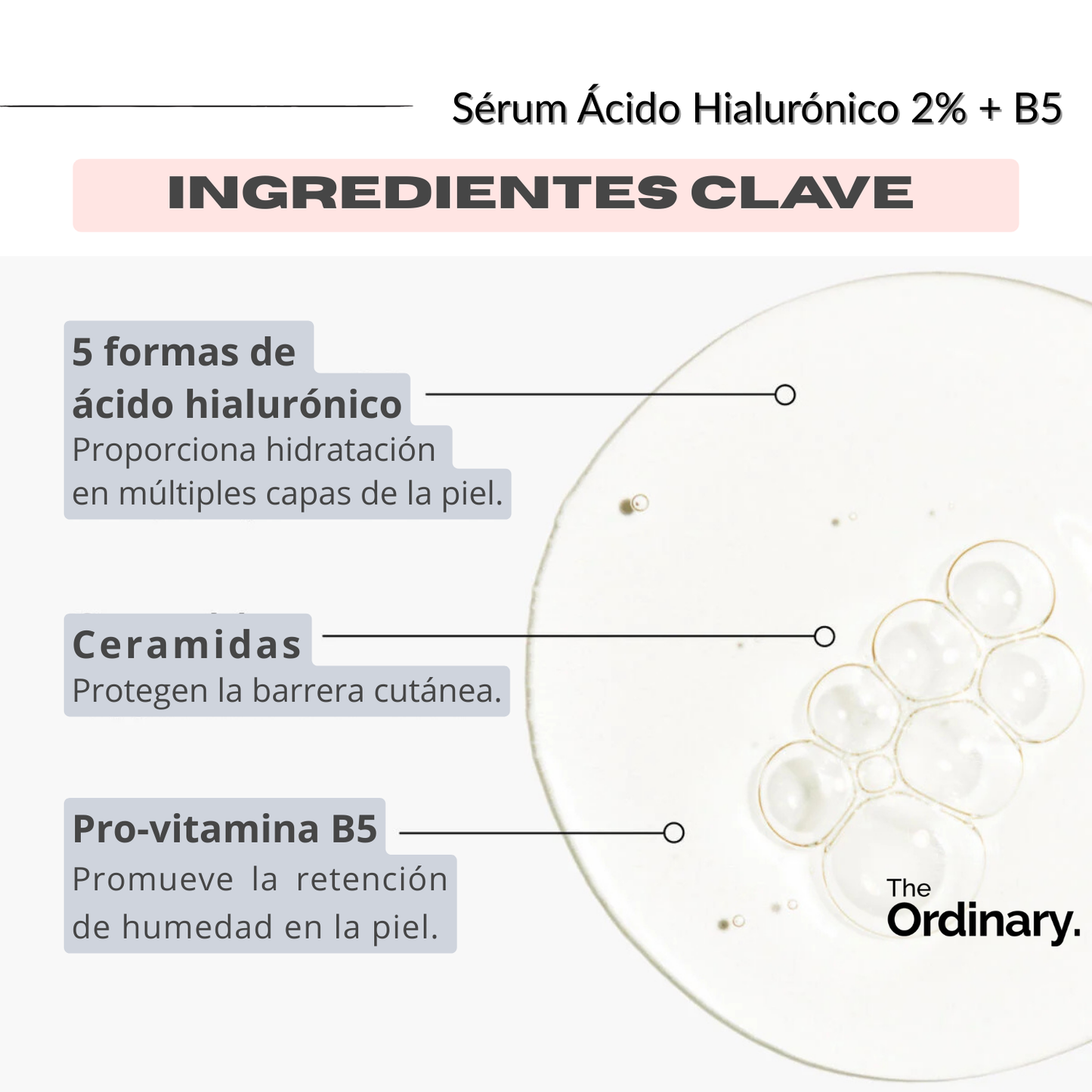 Sérum de Ácido Hialurónico 2% + B5 | The Ordinary | 30 ml